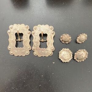 Vintage Vogt Sterling Silver Bridle Set